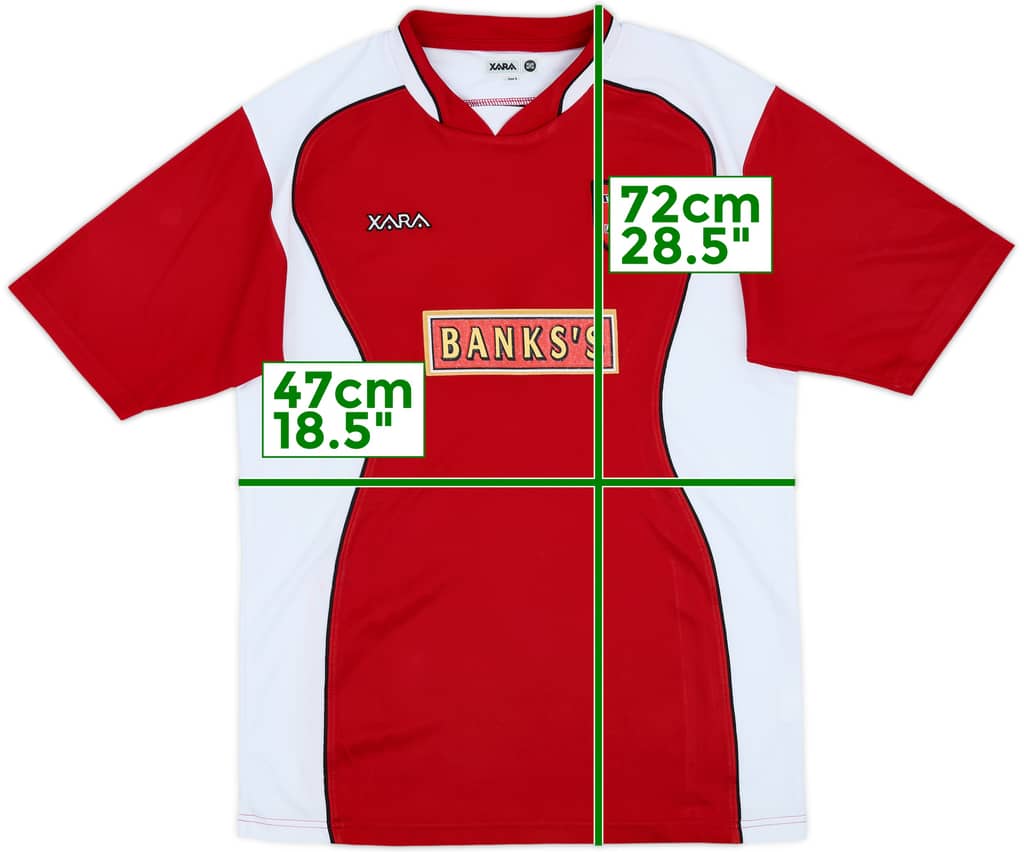 2003-04 Walsall Home Shirt - 6/10 - (S)