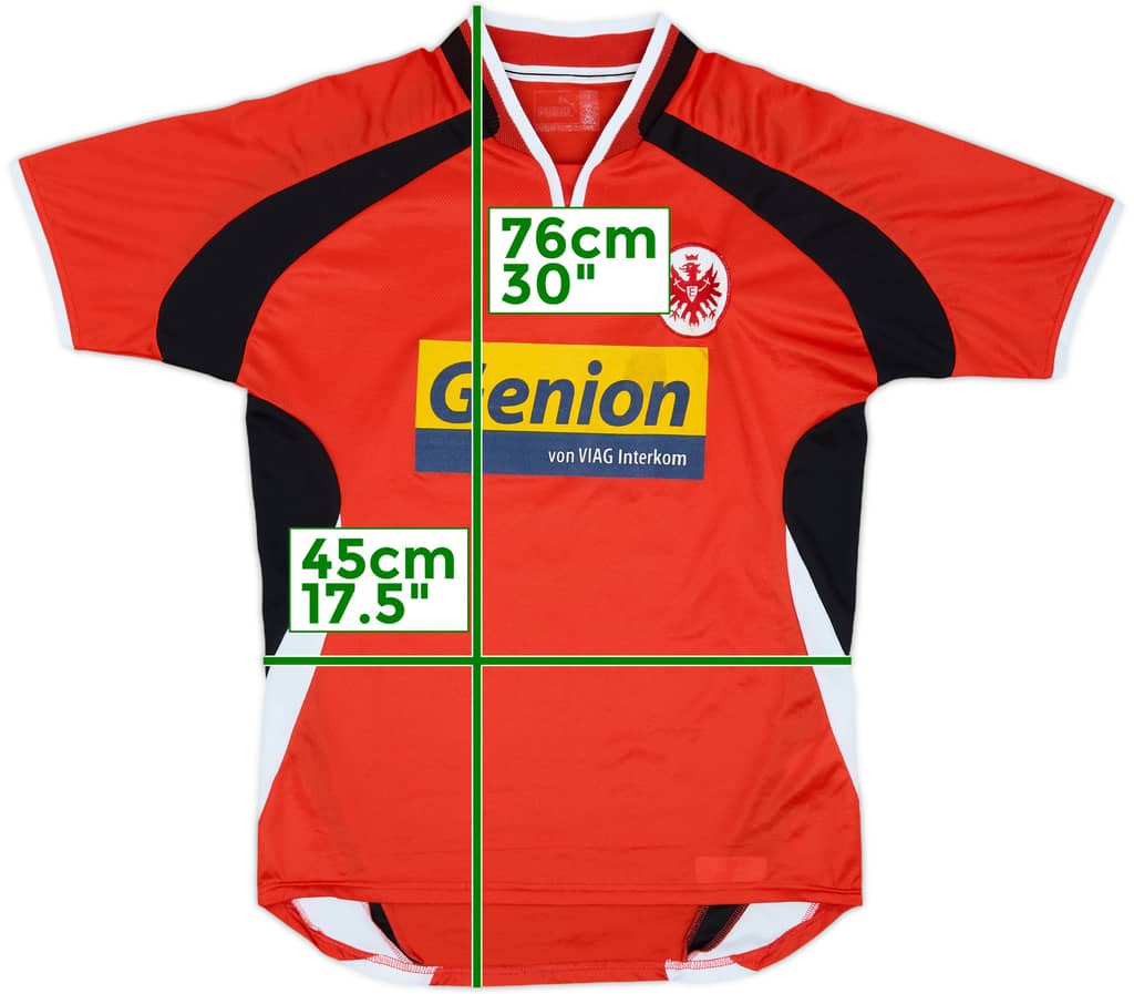 2000-01 Eintracht Frankfurt Home Shirt - 6/10 - (M)