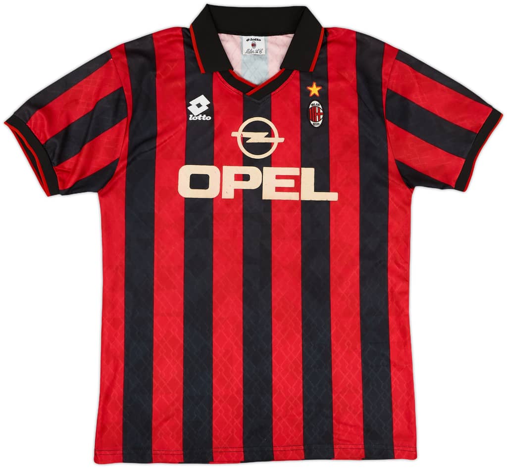 1996-97 AC Milan Home Shirt - 5/10 - (L)