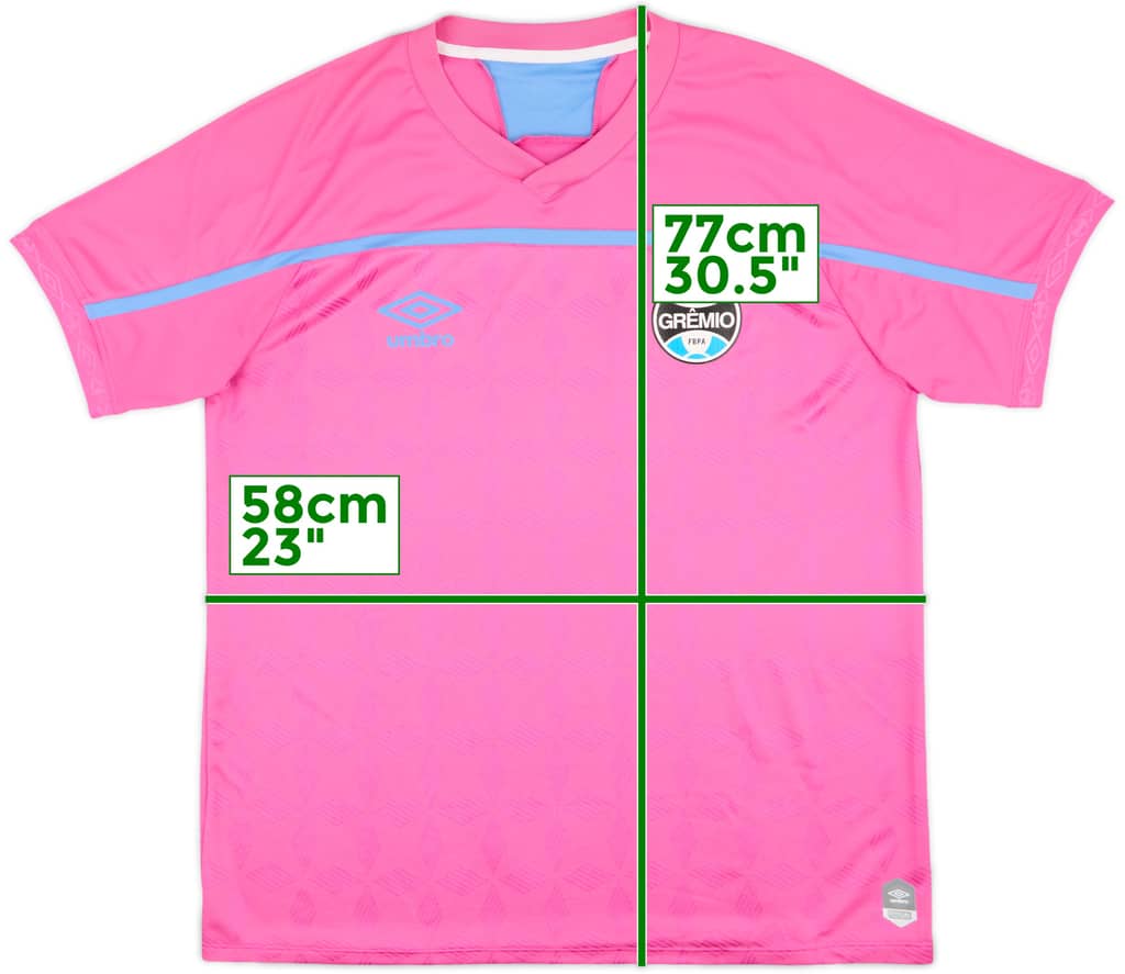 2020 Gremio Feminino Special 'Pink October' Fourth Shirt - 9/10 - (Women's XL)