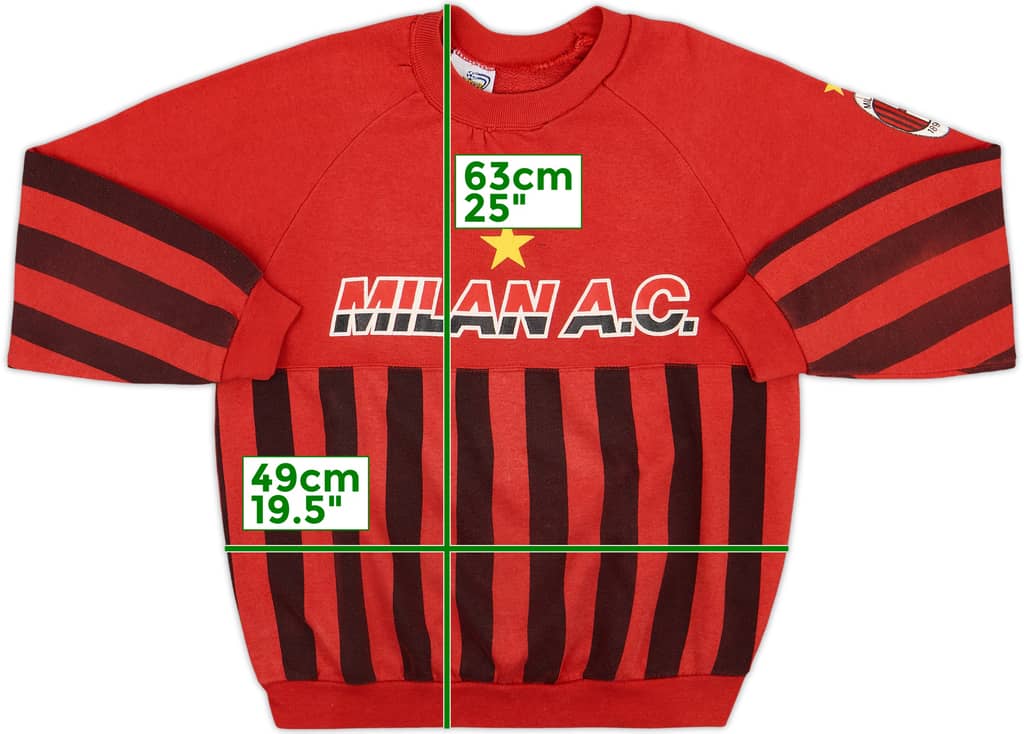 1990-91 AC Milan Le Felpe Dei Grandi Sweat Top - 5/10 - (S)