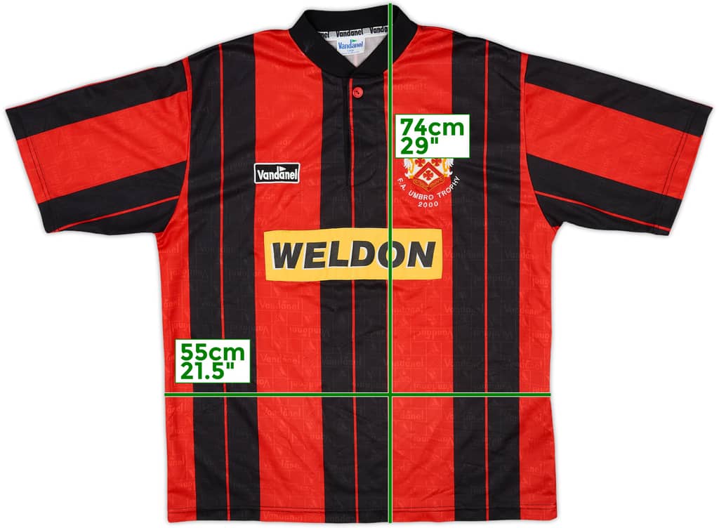 1999-00 Kettering Town Home Shirt - 8/10 - (L)