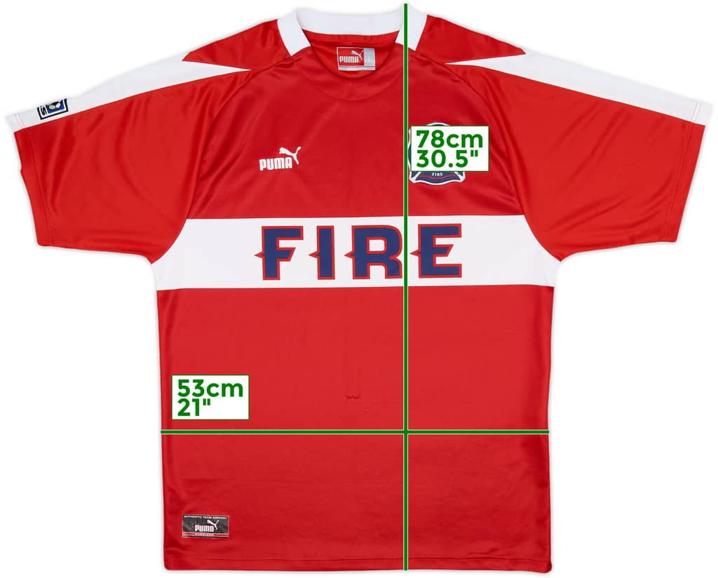 2003-04 Chicago Fire Home Shirt - 7/10 - (L)