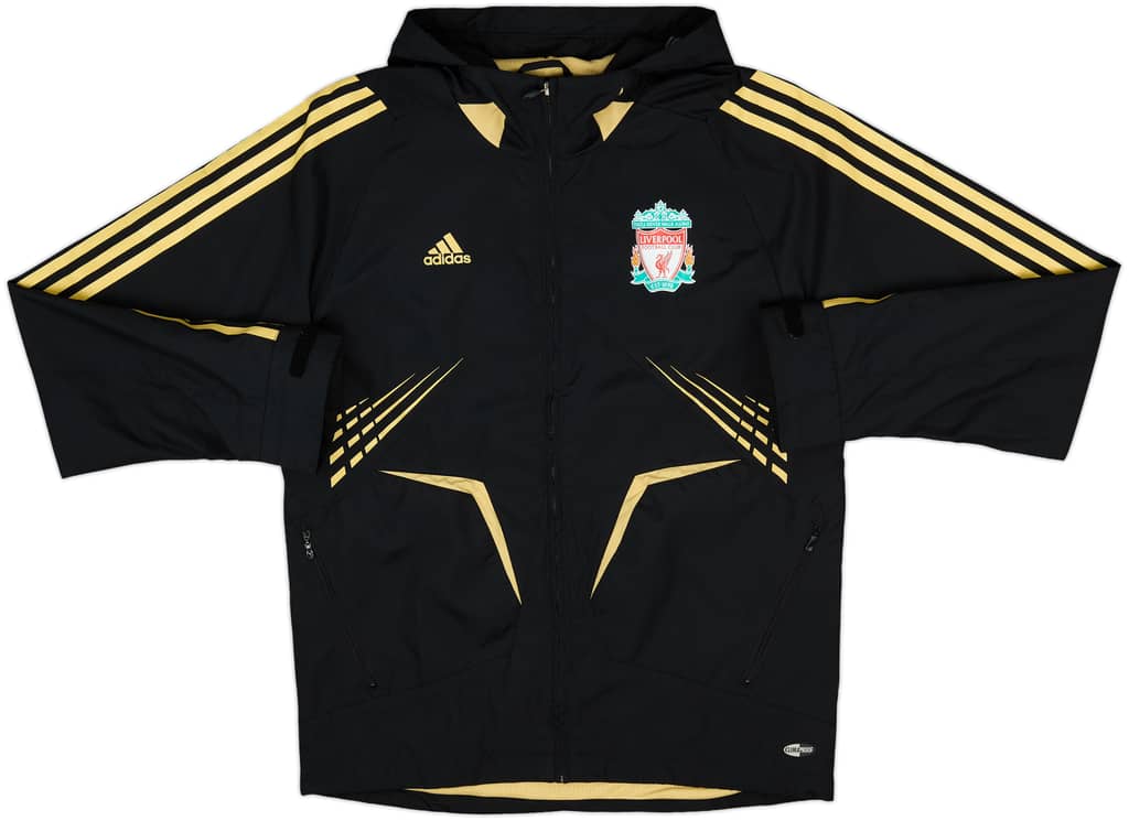 2008-09 Liverpool adidas Hooded Rain Jacket - 8/10 - (M)