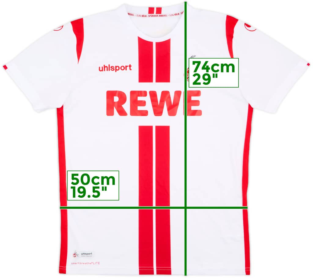 2020-21 FC Koln Home Shirt - 8/10 - (L)