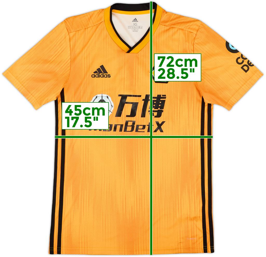 2019-20 Wolves Home Shirt - 9/10 - (XS)