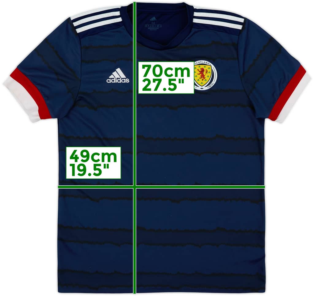 2020-22 Scotland Home Shirt - 8/10 - (M)