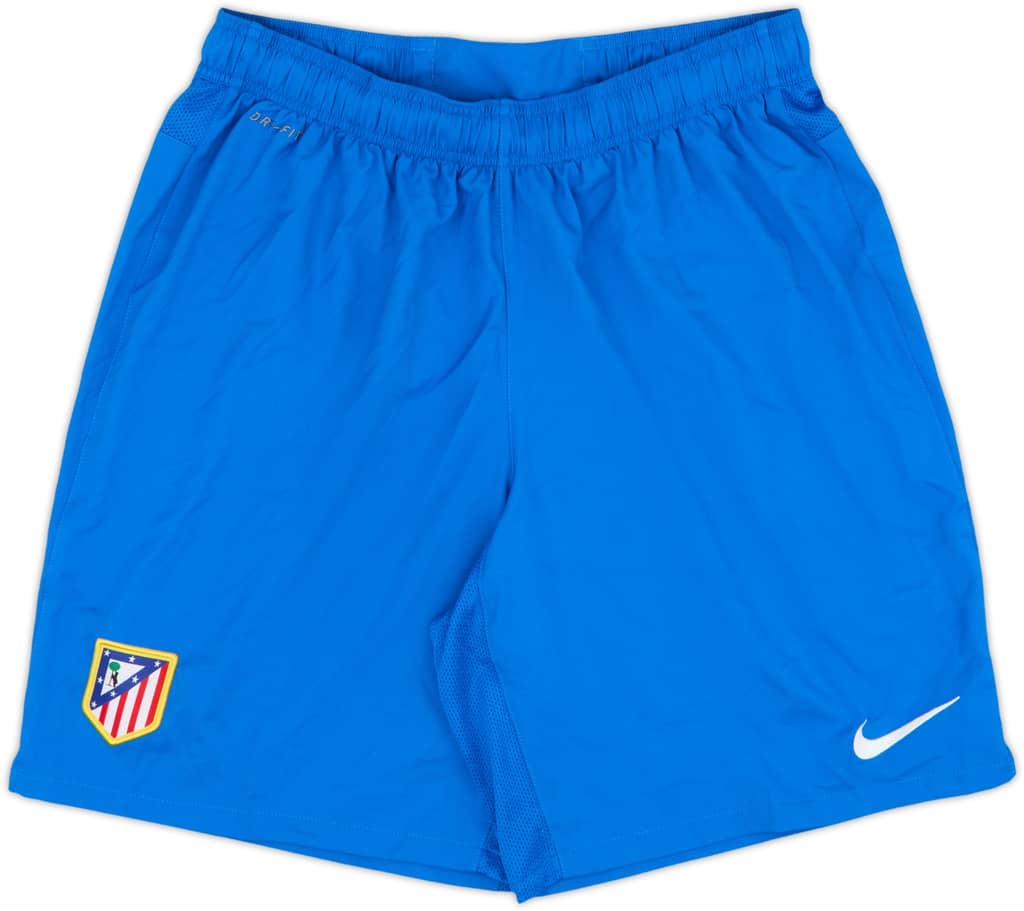 2010-11 Atletico Madrid Home Shorts - 8/10 - (XL)