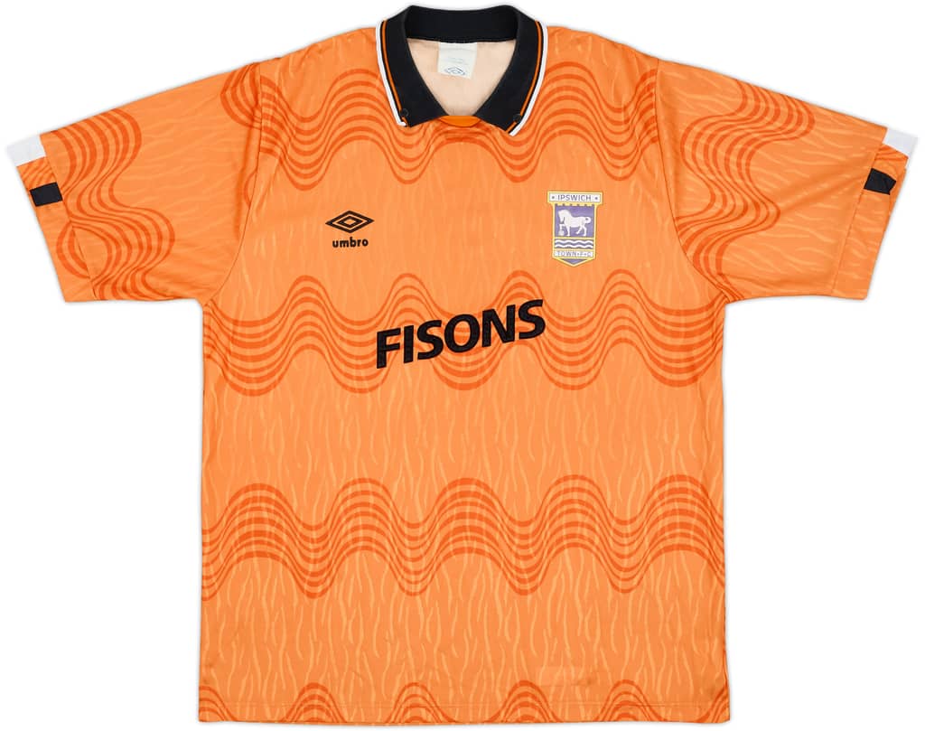 1989-92 Ipswich Away Shirt - 8/10 - (L)