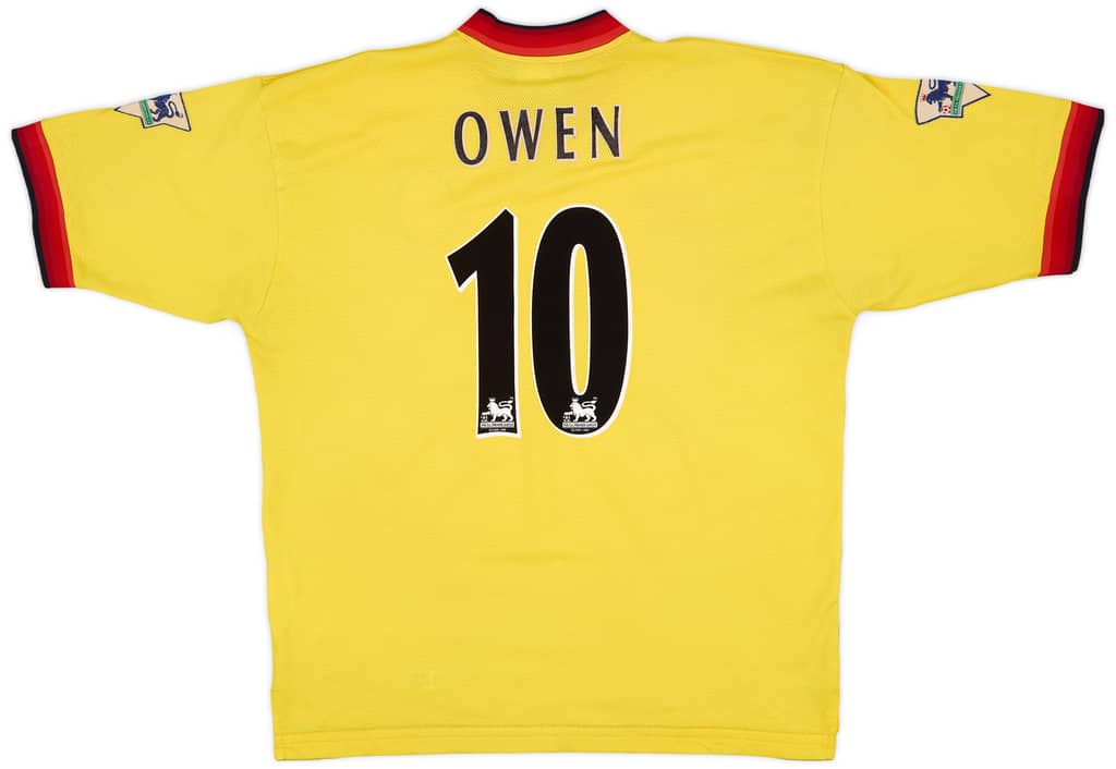 1997-99 Liverpool Away Shirt Owen #10 - 8/10 - (XL)