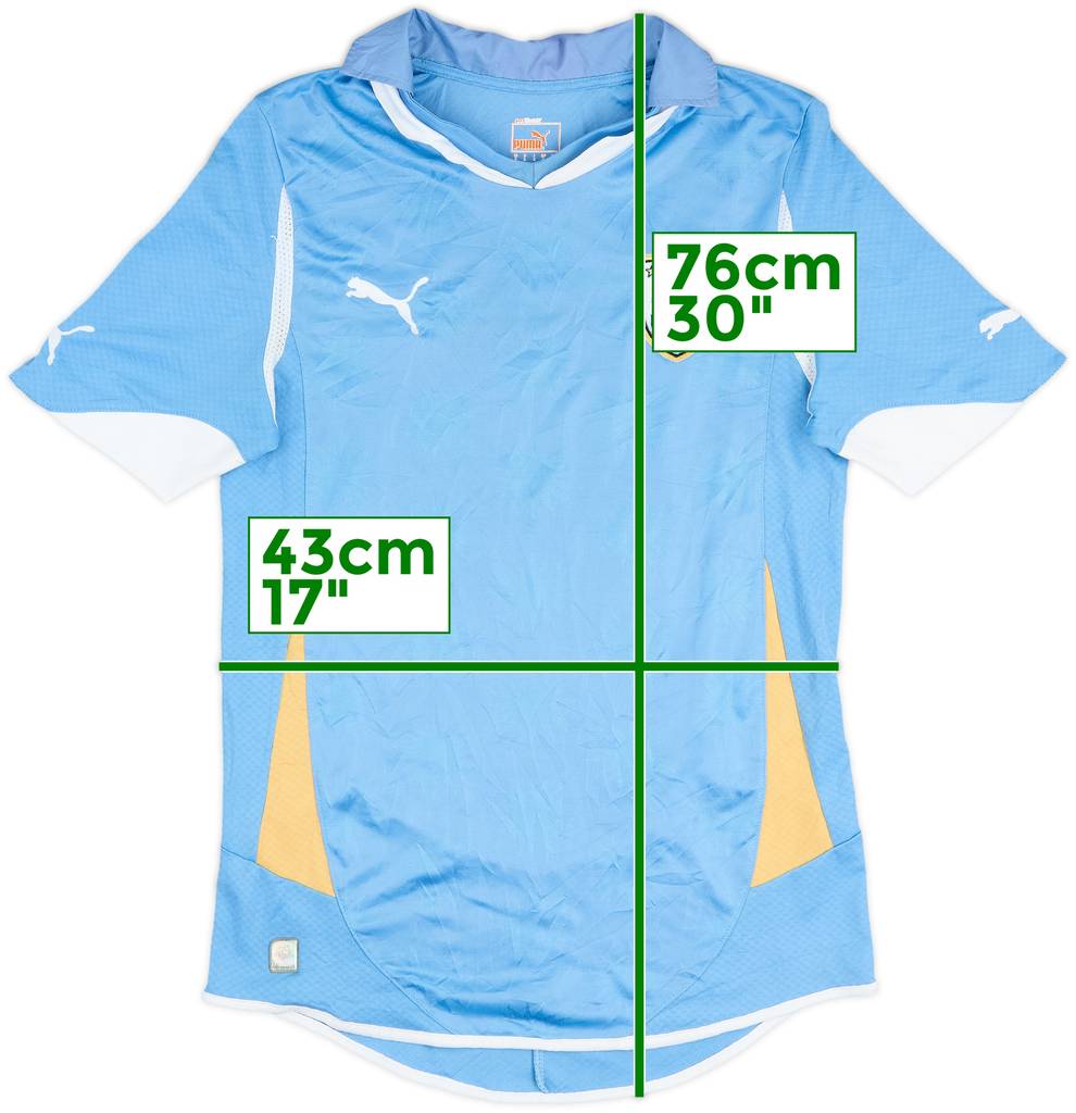 2010-12 Uruguay Home Shirt - 8/10 - (S)