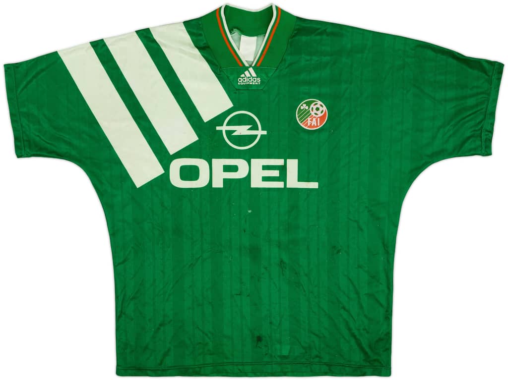 1992-93 Ireland Home Shirt - 5/10 - (XL)