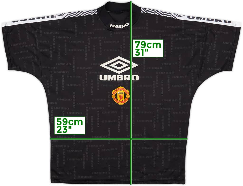 1996-98 Manchester United Umbro Training Shirt - 8/10 - (XXL)