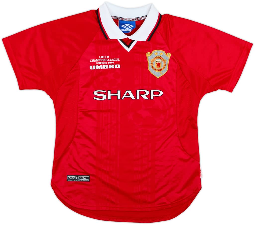 1999-00 Manchester United 'CL Winners' Shirt - 8/10 - (M.Boys)