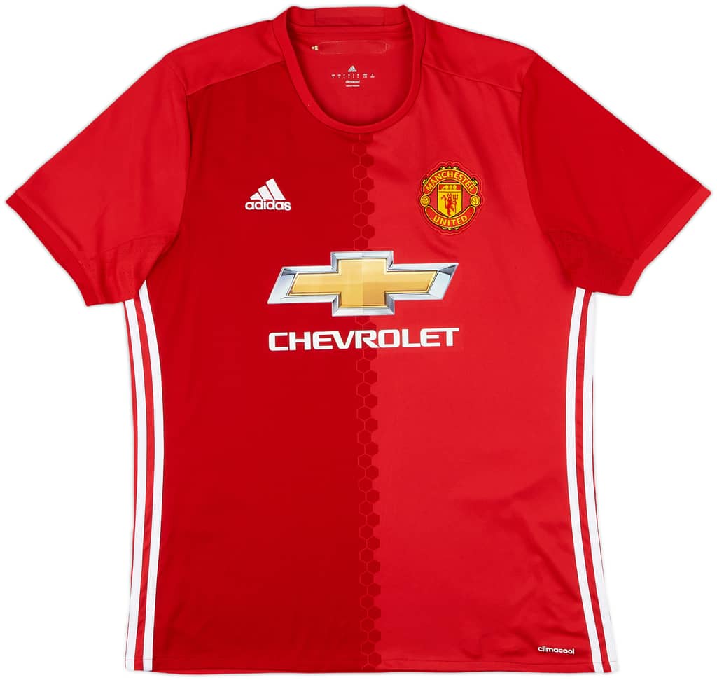 2016-17 Manchester United Home Shirt Ibrahimovic #9 - 7/10 - (L)