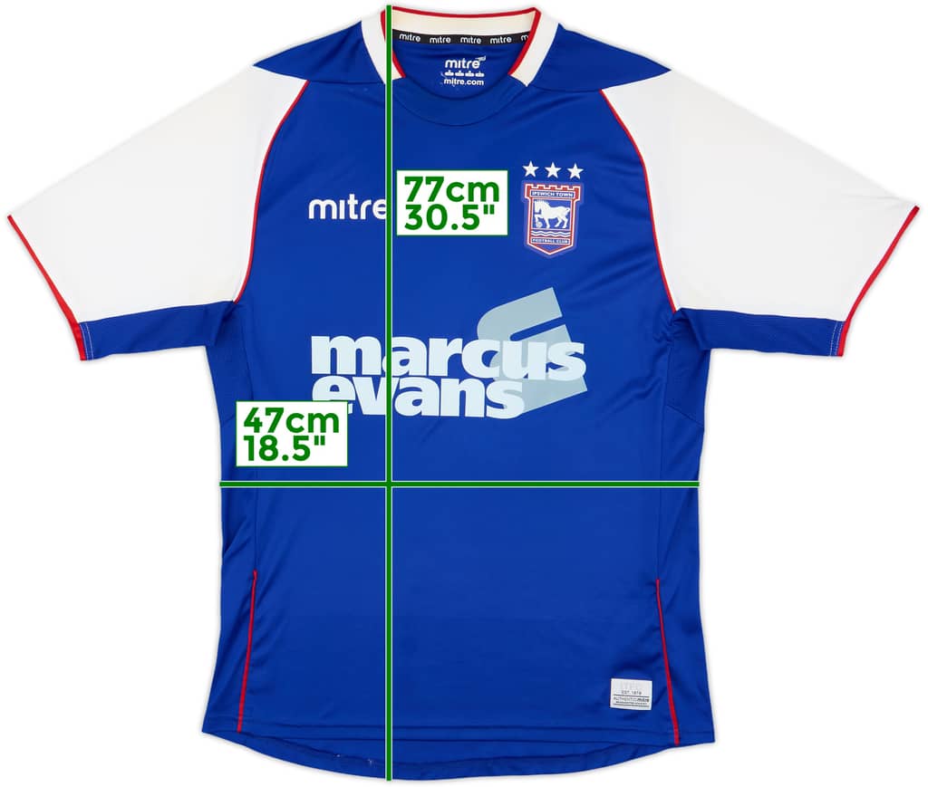 2013-14 Ipswich Town Home Shirt - 7/10 - (M)