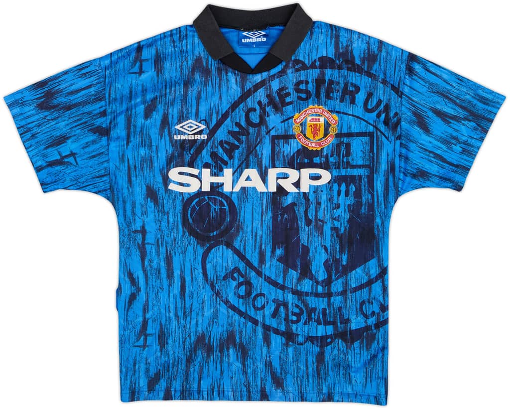 1992-93 Manchester United Away Shirt - 7/10 - (S)