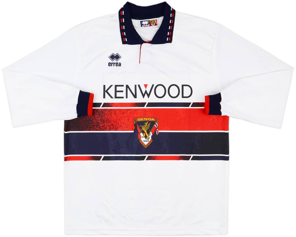 1994-95 Genoa Away L/S Shirt - 10/10 - (L)