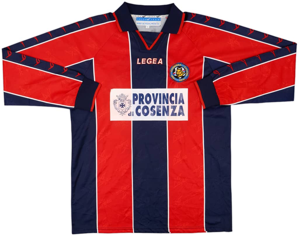 2000-02 Cosenza Home L/S Shirt - 8/10 - (L)