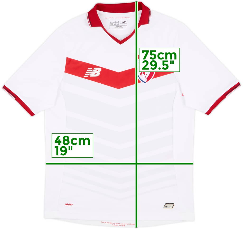2016-17 Lille Home Shirt - 10/10 - (S)