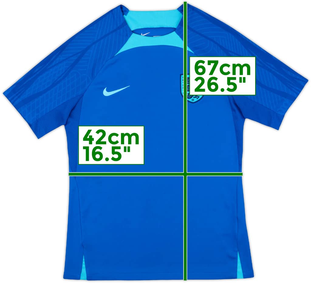 2022-23 England Nike Training Shirt - 8/10 - (XL.Boys)