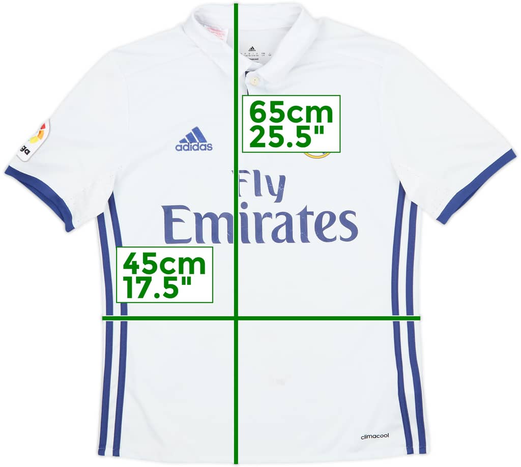 2016-17 Real Madrid Home Shirt - 5/10 - (L.Boys)