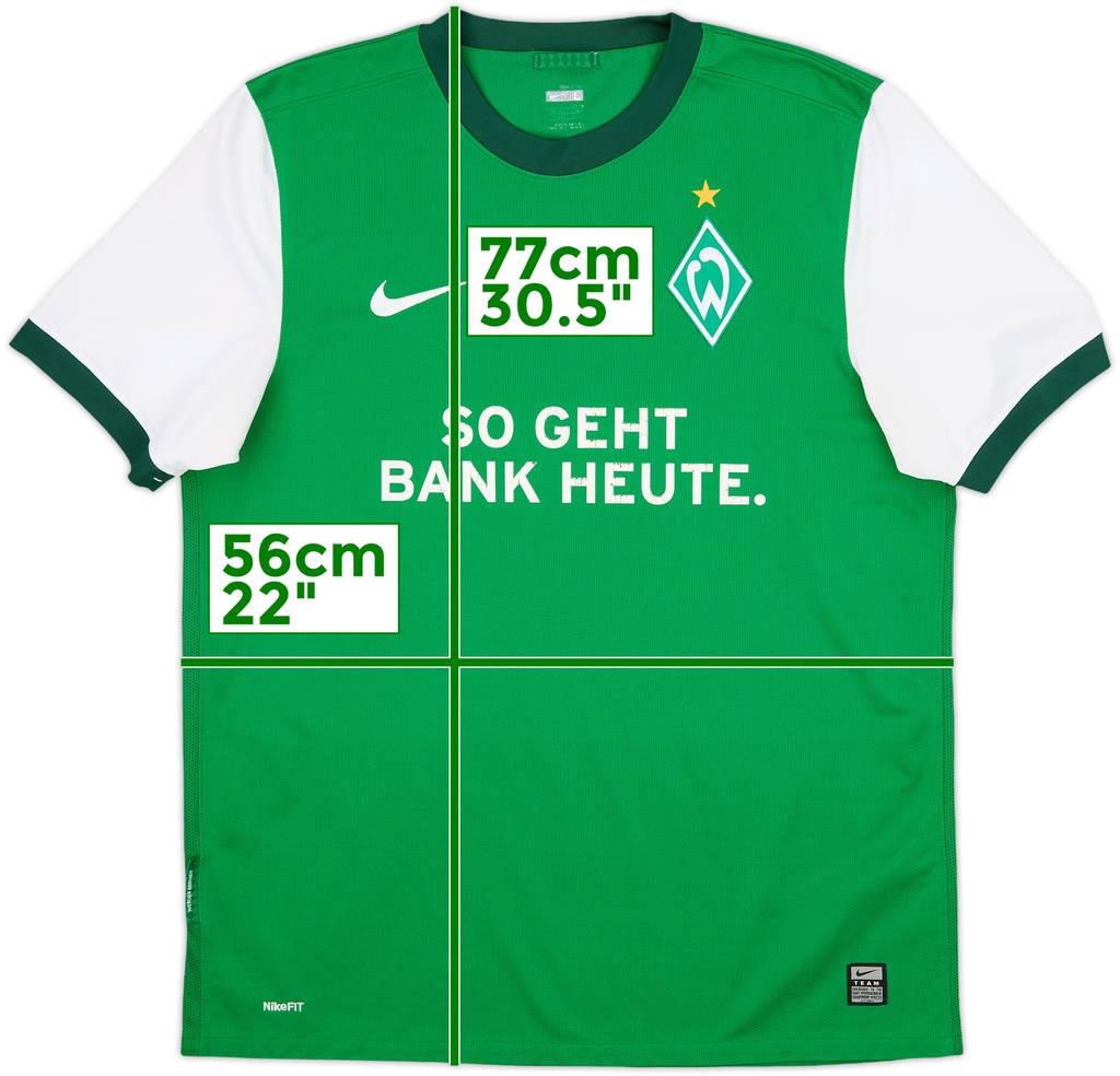 2009-10 Werder Bremen Home Shirt - 6/10 - (L)