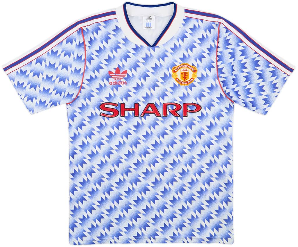 1990-92 Manchester United Away Shirt - 8/10 - (S)