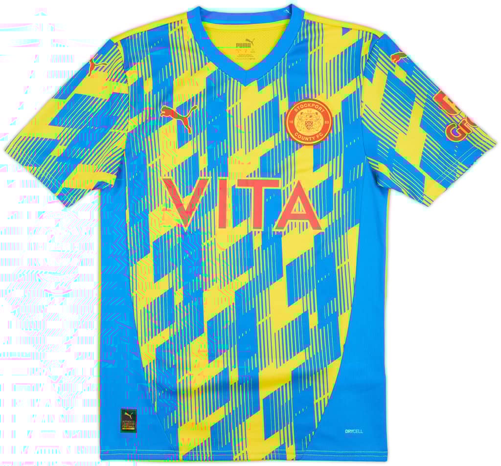 2024-25 Stockport County Third Shirt - 10/10 - (S)