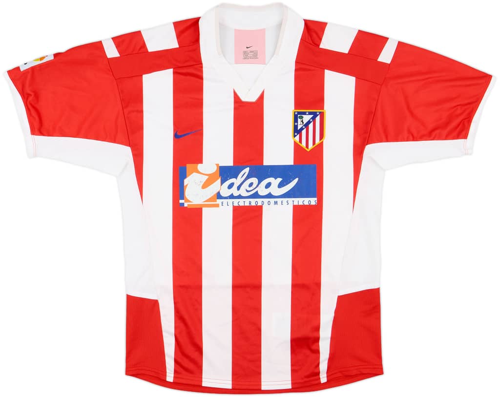 2002-03 Atletico Madrid Home Shirt - 7/10 - (S)