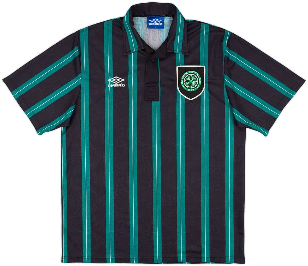 1992-93 Celtic Away Shirt - 8/10 - (L)