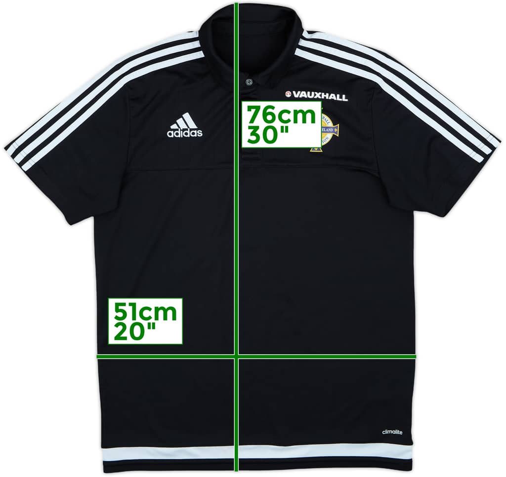2016-17 Northern Ireland adidas Polo Shirt - 10/10 - (M)