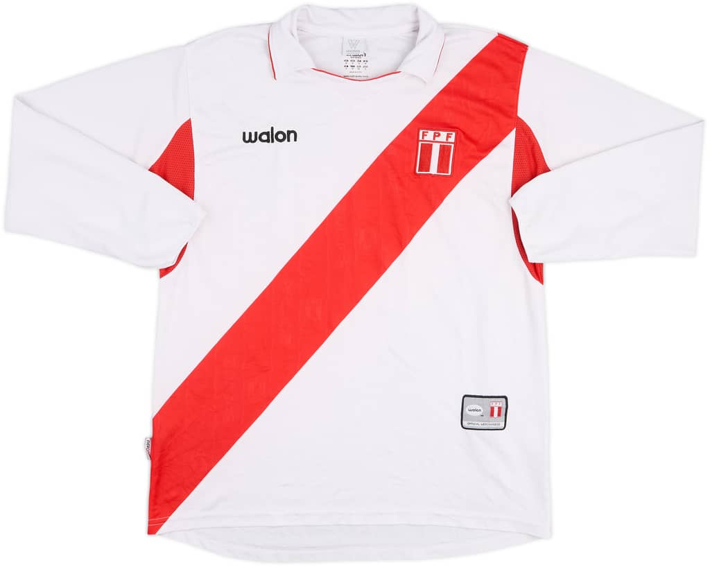 2006 Peru Home L/S Shirt - 8/10 - (M)