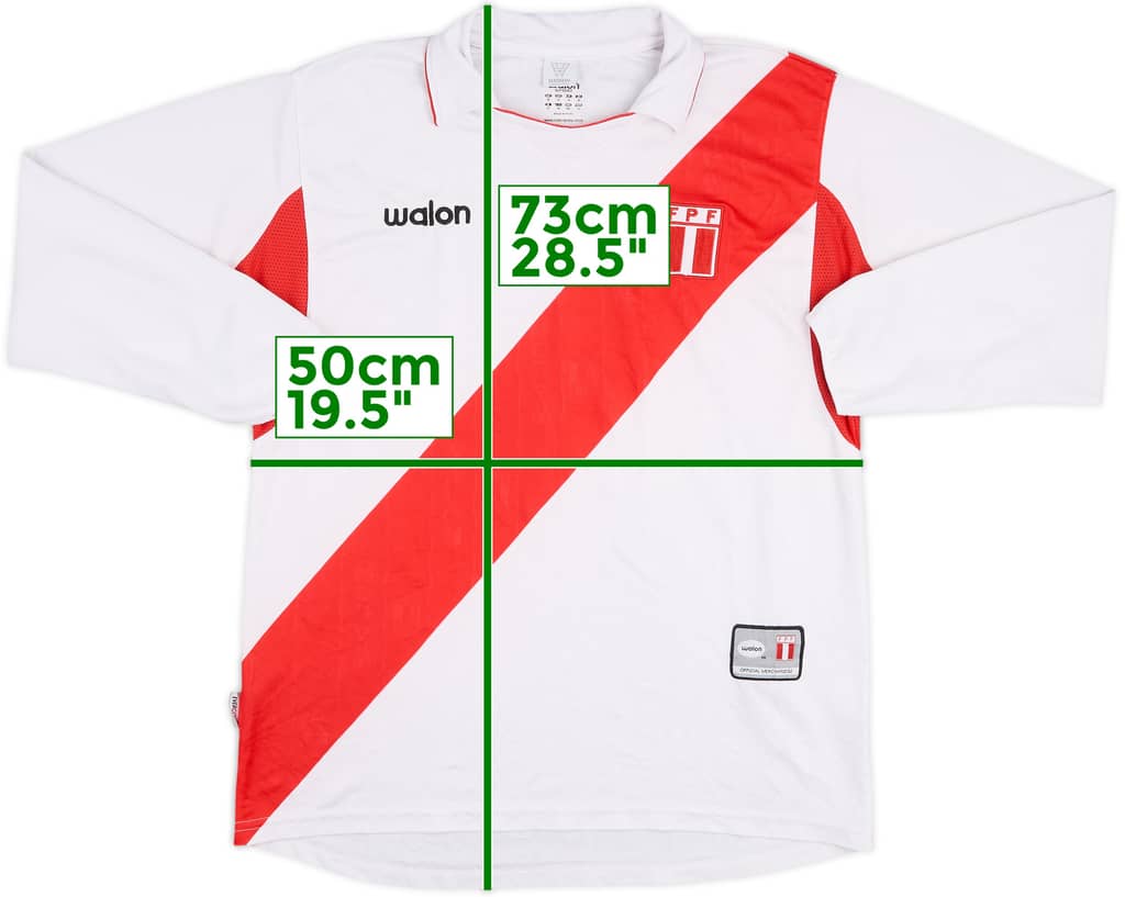 2006 Peru Home L/S Shirt - 8/10 - (M)