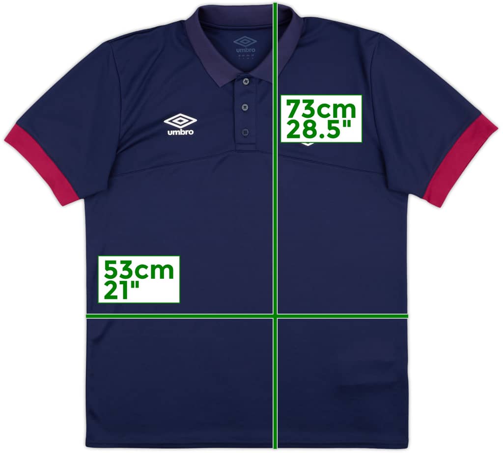 2018-19 West Ham Umbro Polo Shirt - 10/10 - (L)