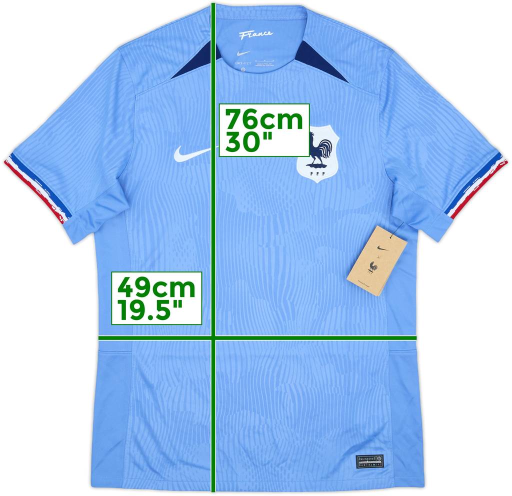 2023-24 France Womens Home Shirt (Men's M)