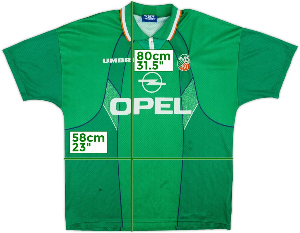 1994-95 Ireland Home Shirt - 5/10 - (XL)