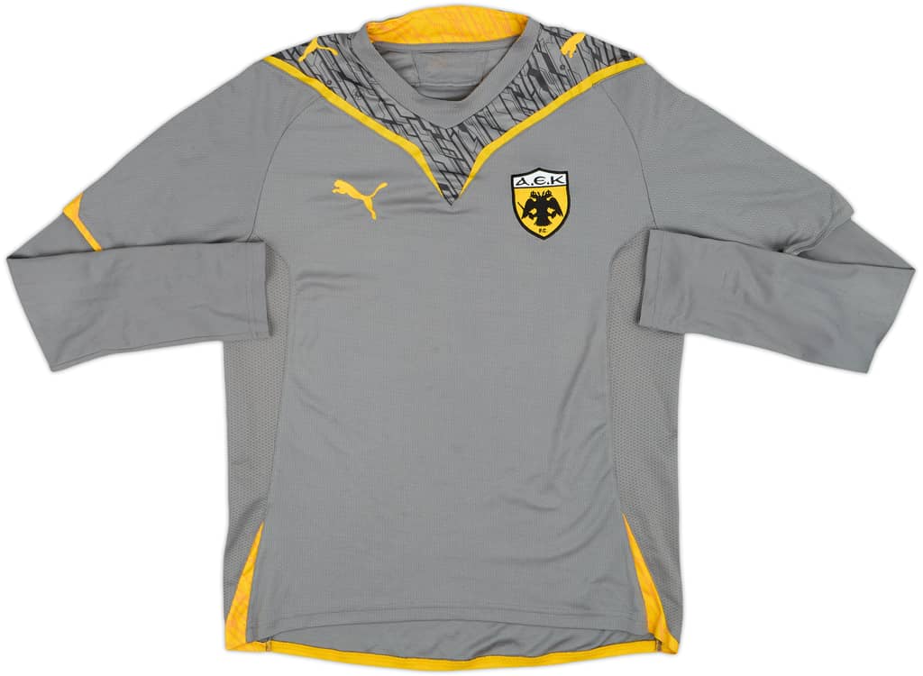 2009-10 AEK Athens Third L/S Shirt - 8/10 - (XL.Boys)