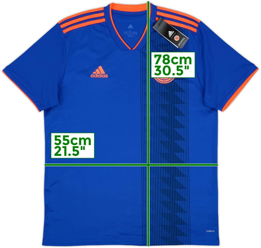 2018-19 Colombia Away Shirt (L)