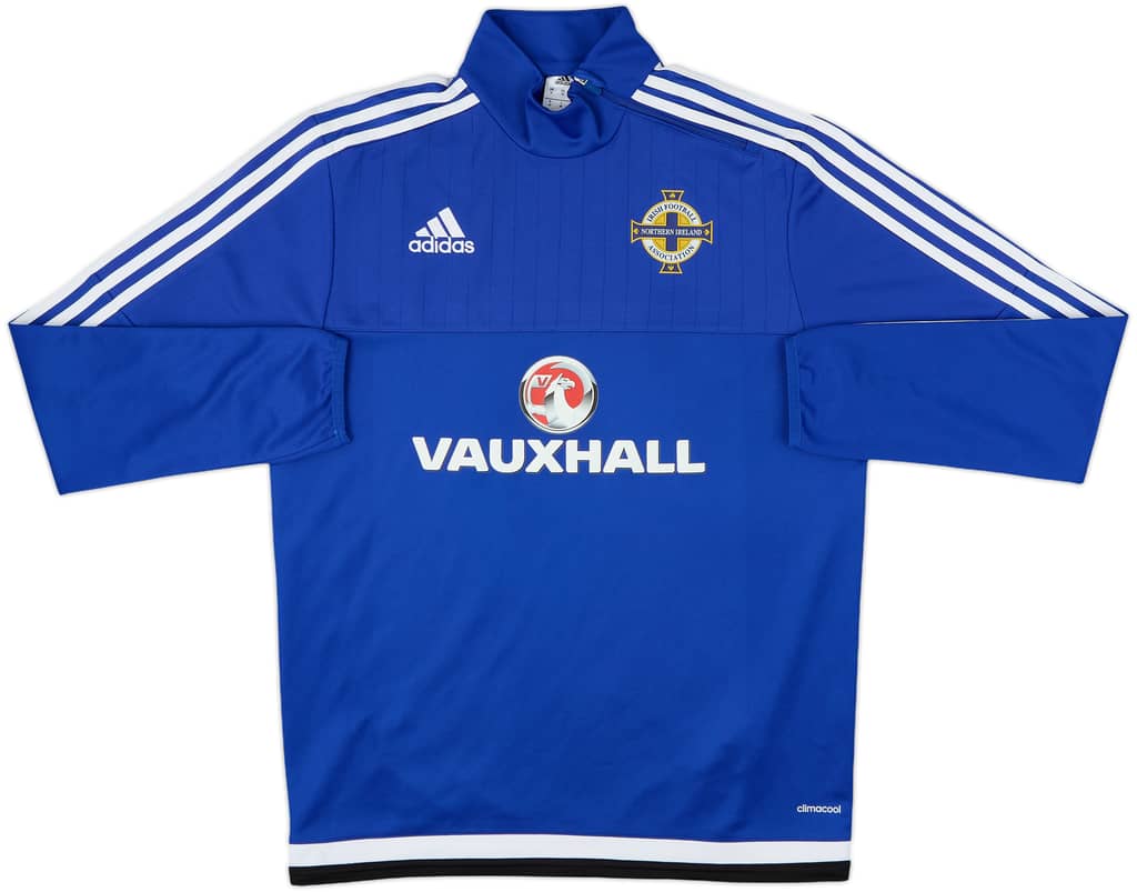 2016-17 Northern Ireland adidas 1/4 Zip Drill Top - 9/10 - (M)