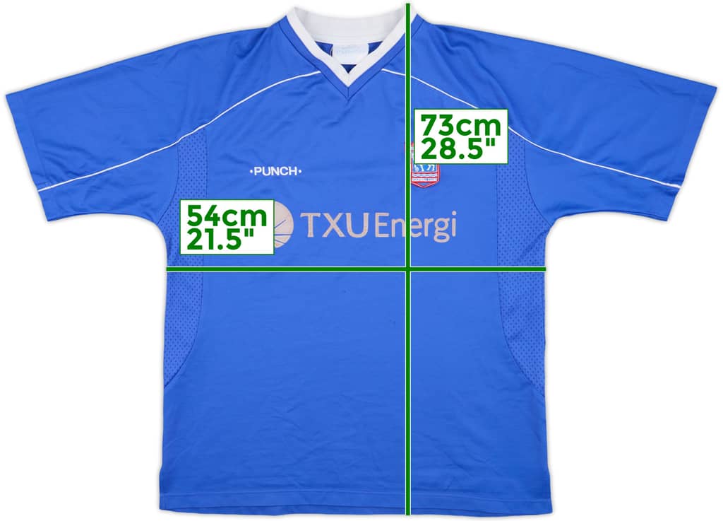 2001-02 Ipswich Home Shirt - 6/10 - (L)