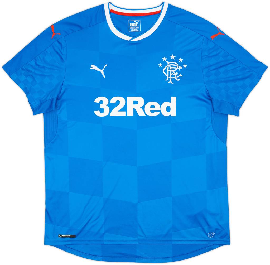 2016-18 Rangers Home Shirt - 10/10 - (XXL)