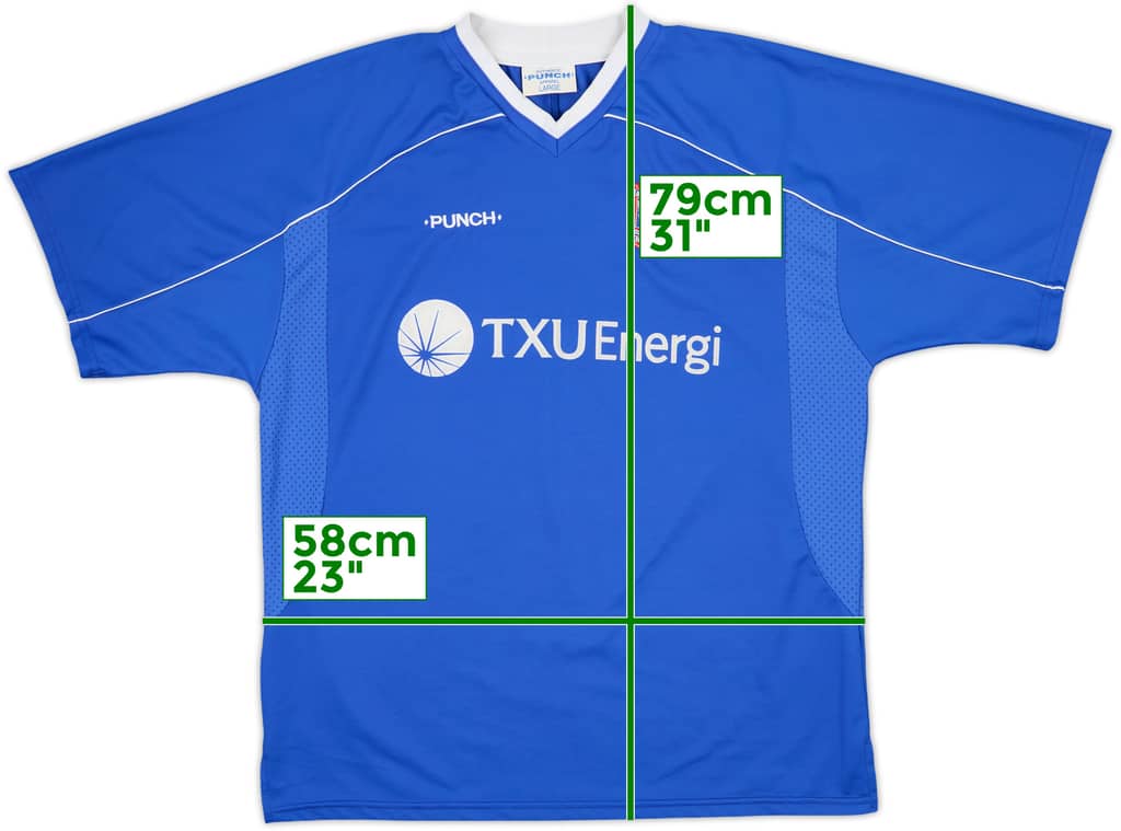 2001-02 Ipswich Home Shirt - 8/10 - (L)