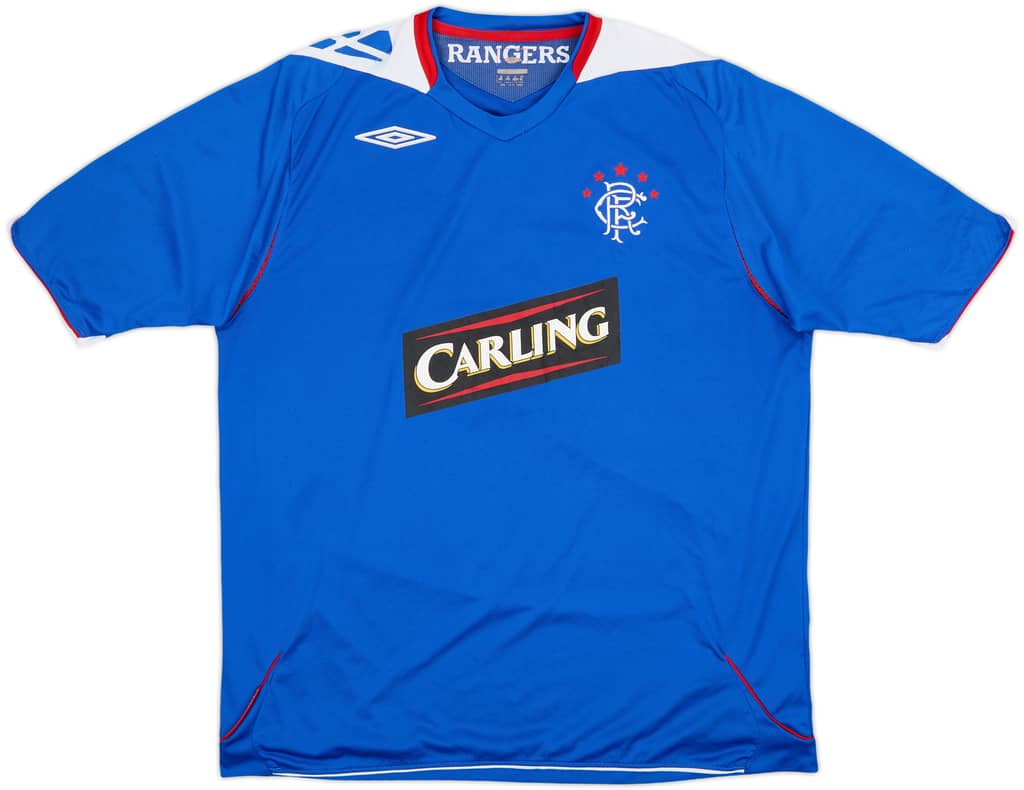 2006-07 Rangers Home Shirt - 8/10 - (XL)