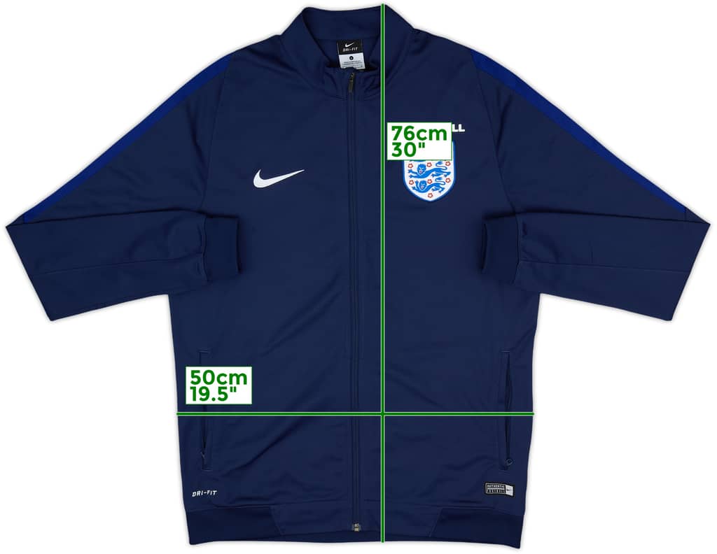 2016-18 England Nike Track Jacket - 8/10 - (L)