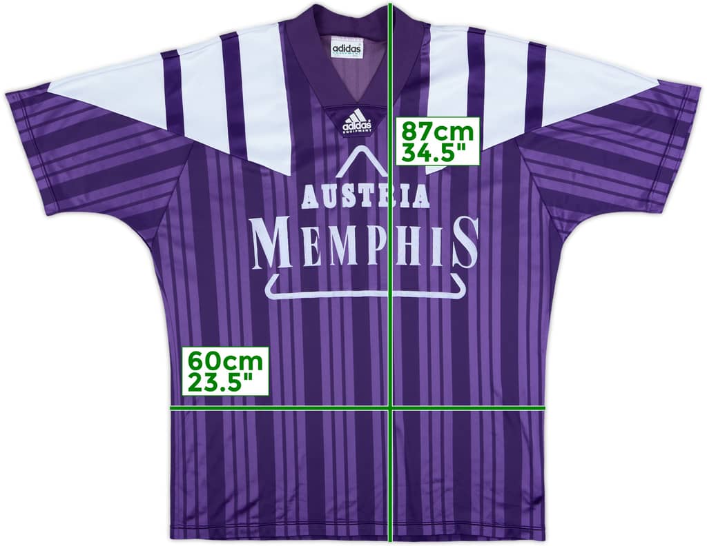 1992-93 Austria Vienna Home Shirt - 8/10 - (XL)
