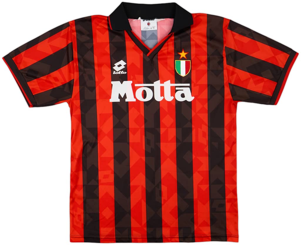 1993-94 AC Milan Home Shirt - 8/10 - (L)