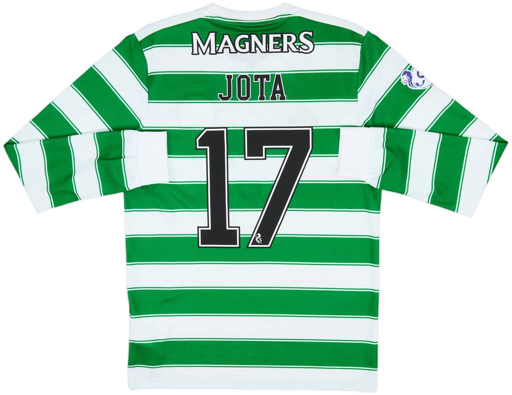 2021-22 Celtic Home L/S Shirt Jota #17 - 7/10 - (S)