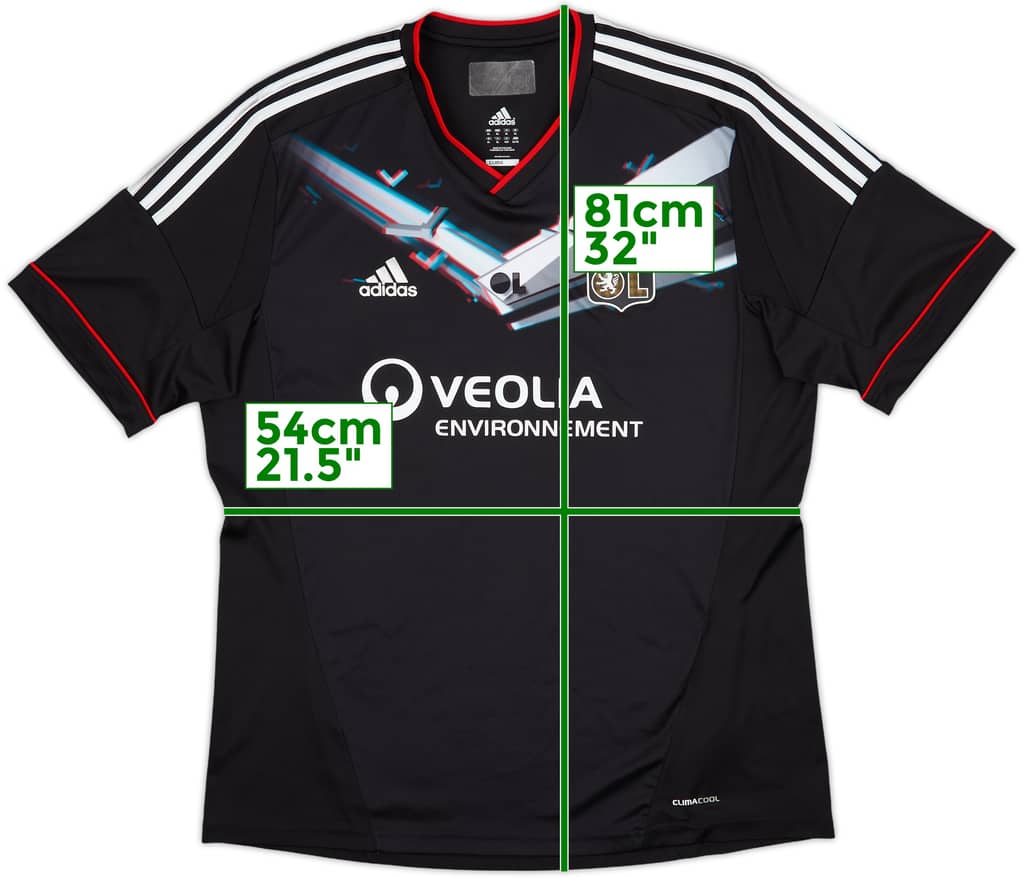 2012-13 Lyon Third Shirt - 8/10 - (XL)
