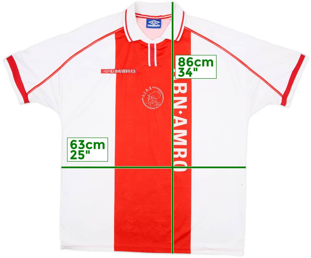 1998-99 Ajax Champions League Home Shirt - 9/10 - (XXL)